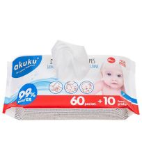 Dětské vlhčené ubrousky 70 ks 46291AkkA0031 AKUKU