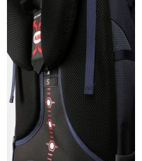 Unisex turistický batoh 45 l ECROW 45-U KILPI Tmavě modrá