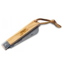 Zavírací nůž s koženým poutkem s pojistkou - oliva YTSN00221 MAM oliva