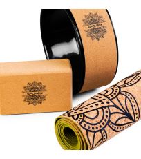 Podložka na jógu - korková SAVASANA Spokey 