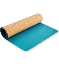 Podložka na jógu korková - modrá SAVASANA Spokey 