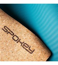 Podložka na jógu korková - modrá SAVASANA Spokey 