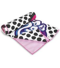 Rychleschnoucí ručník 80x160 cm - černo-bílý HASBRO PINKIE Spokey 