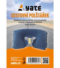 Polštářek nafukovací za krk - modrý YTSS00025 YATE 