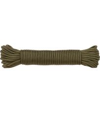 Pevná šňůra 4 mm x 15 m Utility cord Highlander zelená